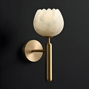 TULIP BRASS SCONCE