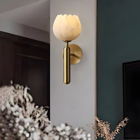 TULIP BRASS SCONCE