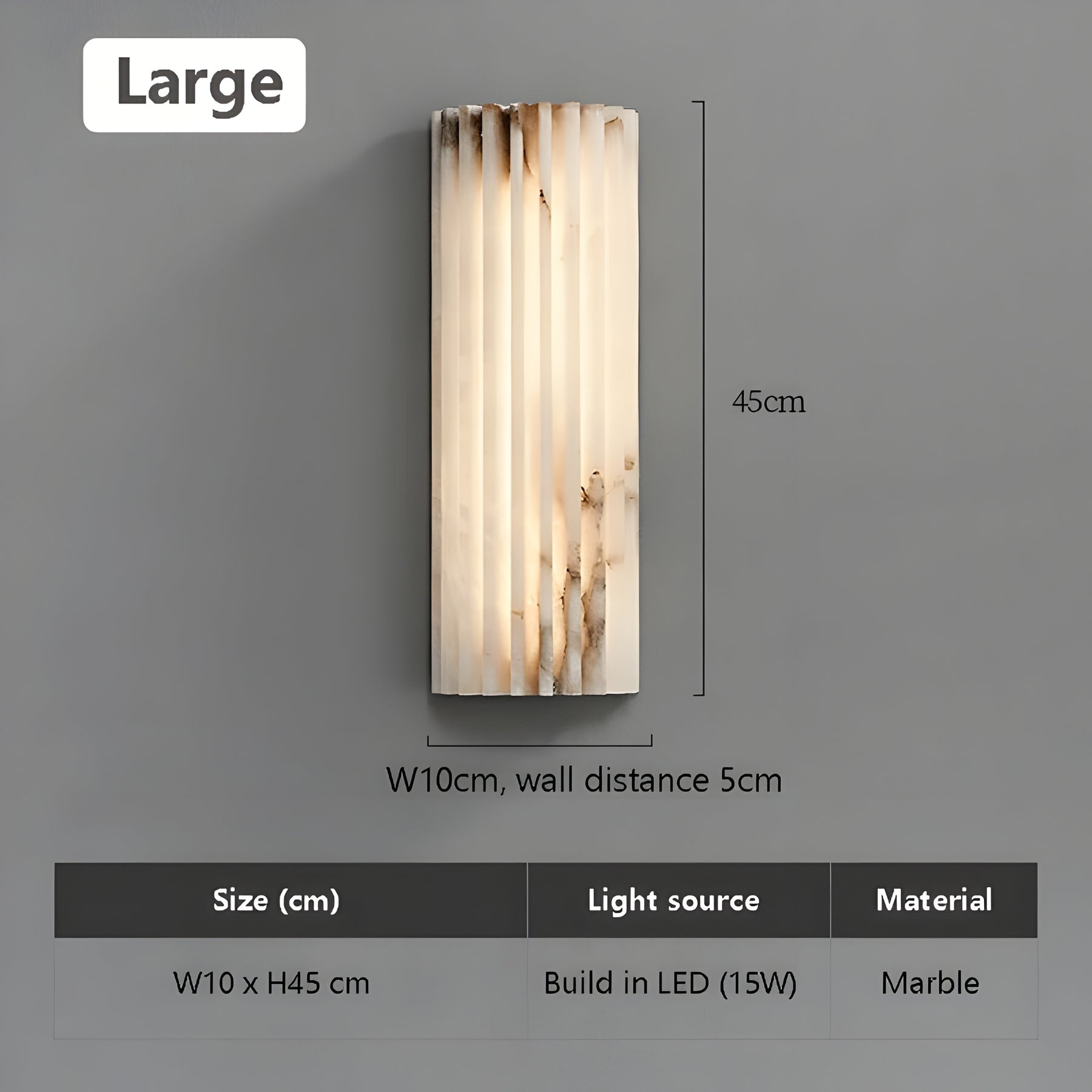 VEIN TRACER WALL LAMP