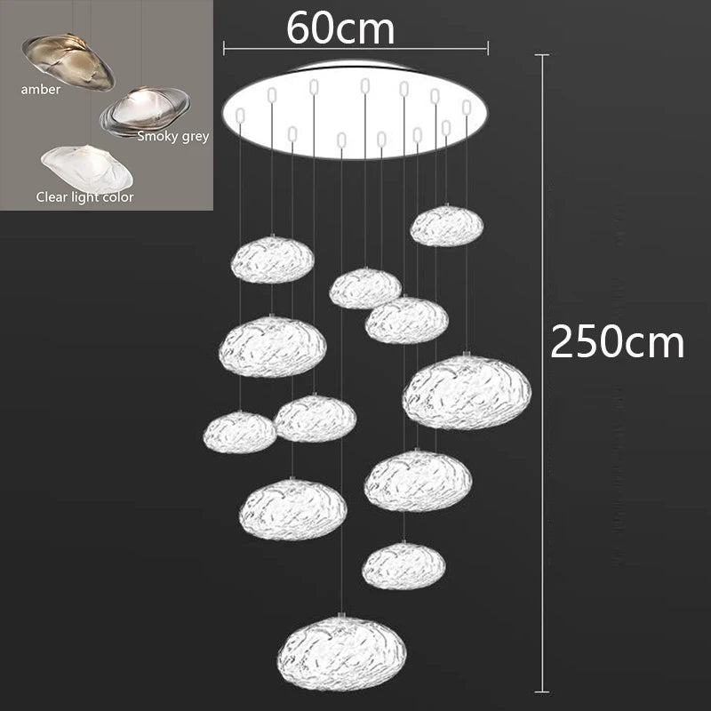 GEODE SHOWER PENDANT LAMP
