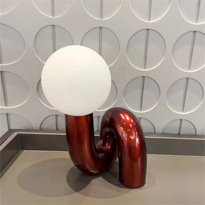 CRIMSON LOOP TABLE LAMP