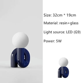 CRIMSON LOOP TABLE LAMP