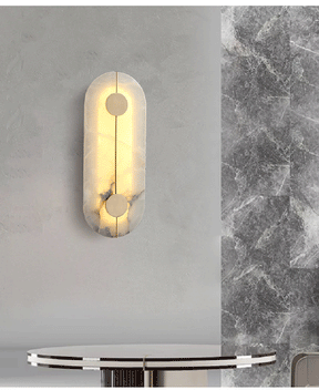 SPANISH MARBLE ALL COPPER WALL LAMP