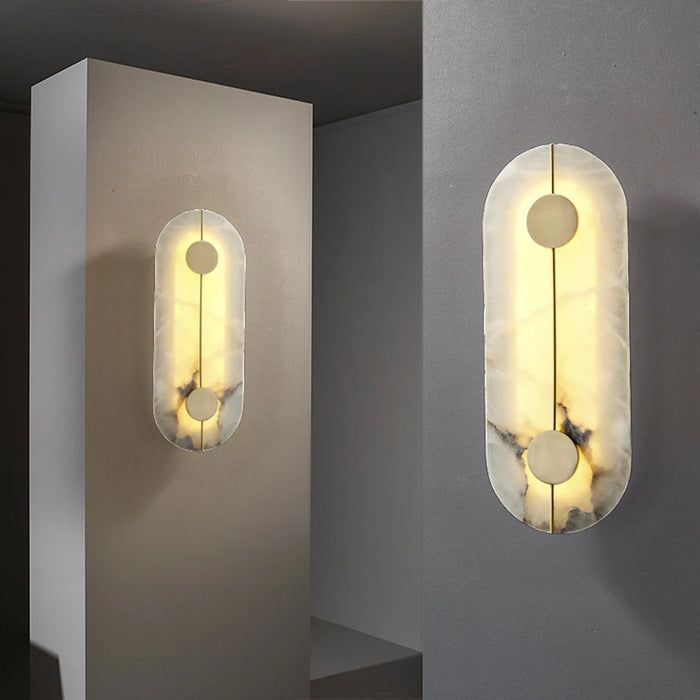 SPANISH MARBLE ALL COPPER WALL LAMP