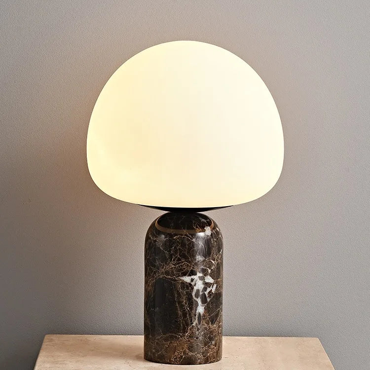 LUXURY BLACK MAEBLE DESK LAMP