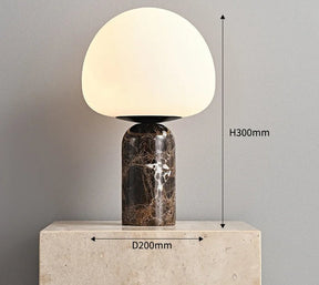 LUXURY BLACK MAEBLE DESK LAMP