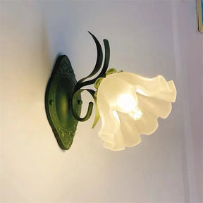 FRENCH PASTORAL FLOWER WALL LAMP