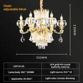 MODERN LUXURY CANDLE CRYSTAL CHANDELIER | BEST CHANDELIER IN 2024