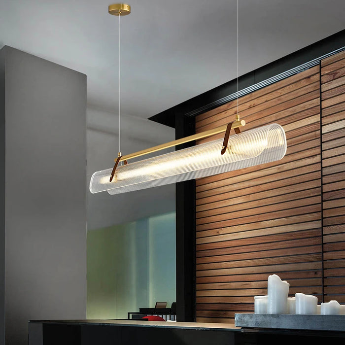RIBBED LUMEN PENDANT LAMP
