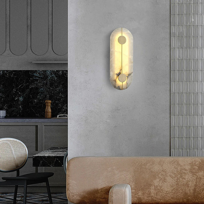 SPANISH MARBLE ALL COPPER WALL LAMP