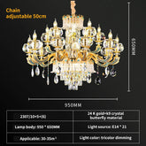 MODERN LUXURY CANDLE CRYSTAL CHANDELIER | BEST CHANDELIER IN 2024