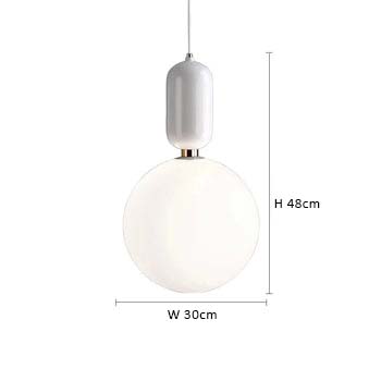 ABALLS M PENDANT LAMP | GLASS GLOBE PENDANT LIGHT 