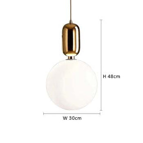 ABALLS M PENDANT LAMP | GLASS GLOBE PENDANT LIGHT 
