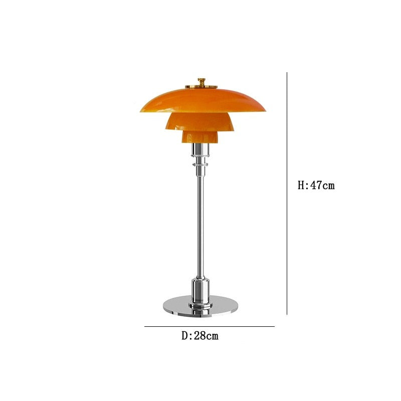 NORDIC ROUND GLASS TABLE LAMP