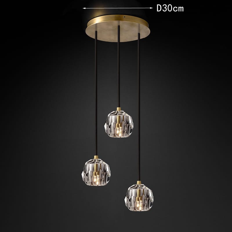 BALLE BE CRYSTAL BALL PENDANT LAMP | cluster pendant light