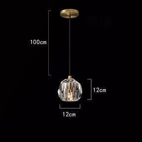 BALLE BE CRYSTAL BALL PENDANT LAMP | cluster pendant light