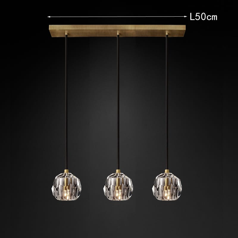 BALLE BE CRYSTAL BALL PENDANT LAMP | cluster pendant light