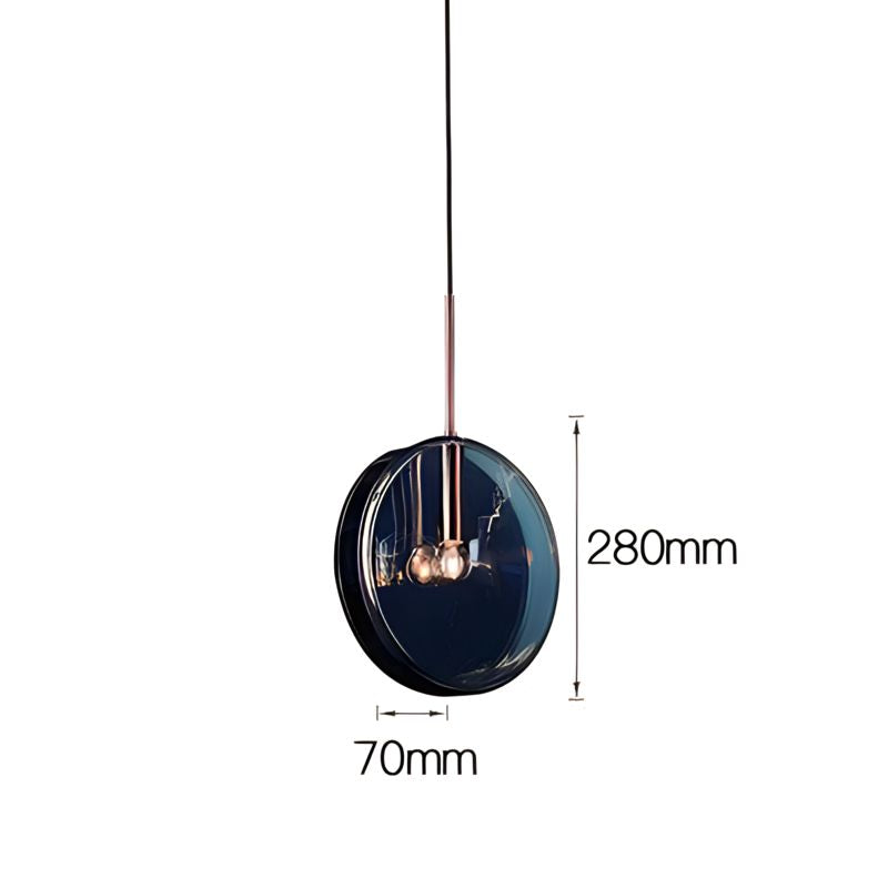 DEEP BLUE CRYSTAL PENDANT LAMP | CRYSTAL PENDANT LAMP - LODAMER