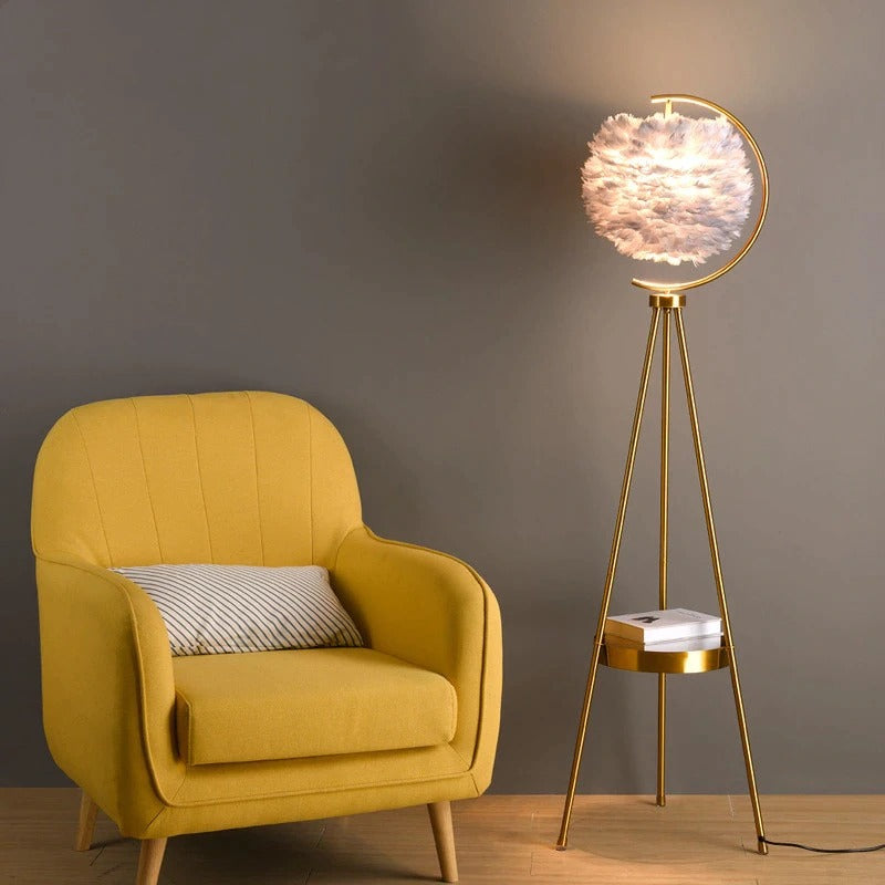 Nordic Feather Floor Lamp - FEATHER FLOOR LAMP