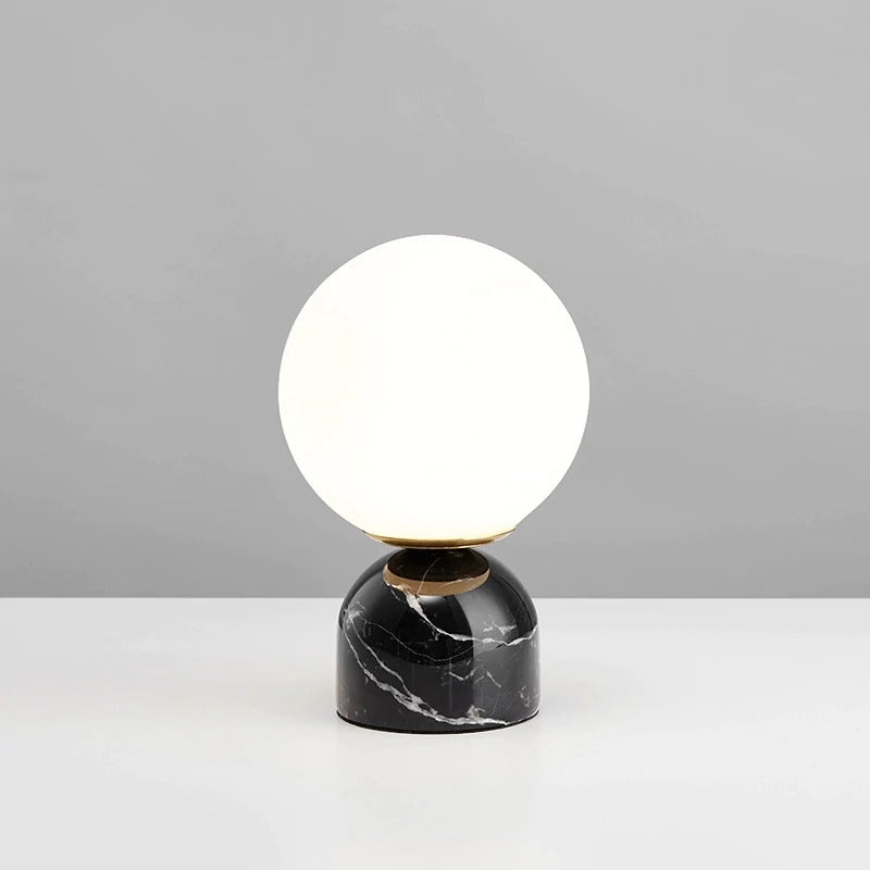 NORDIC MARBLE TABLE LAMP-globe table lamp