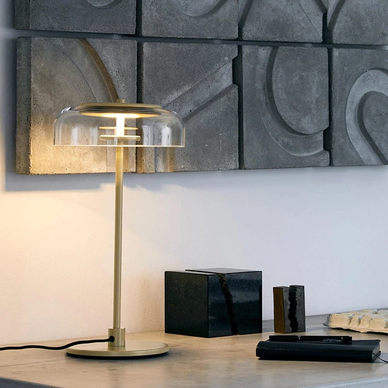  NORDIC GLASS LAMPSHADE LED TABLE LAMP - led table lamp 