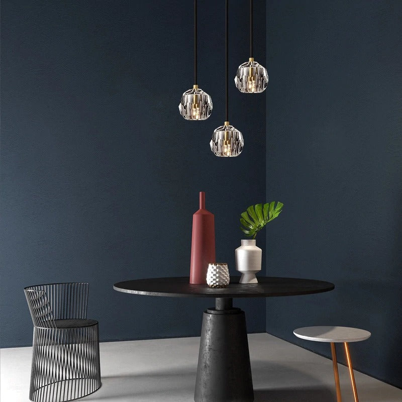 BALLE BE CRYSTAL BALL PENDANT LAMP| cluster pendant light