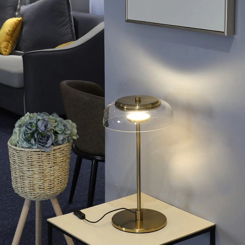  NORDIC GLASS LAMPSHADE LED TABLE LAMP - led table lamp 