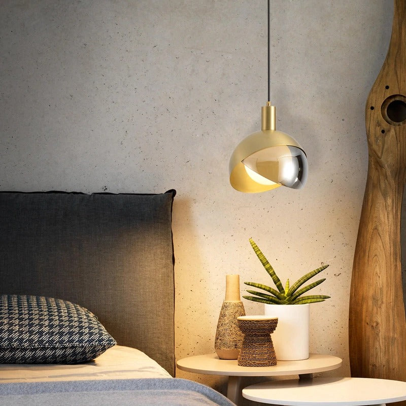 NORDIC HELMET DESIGN PENDET LAMP - Helmet Hanging pendant Light