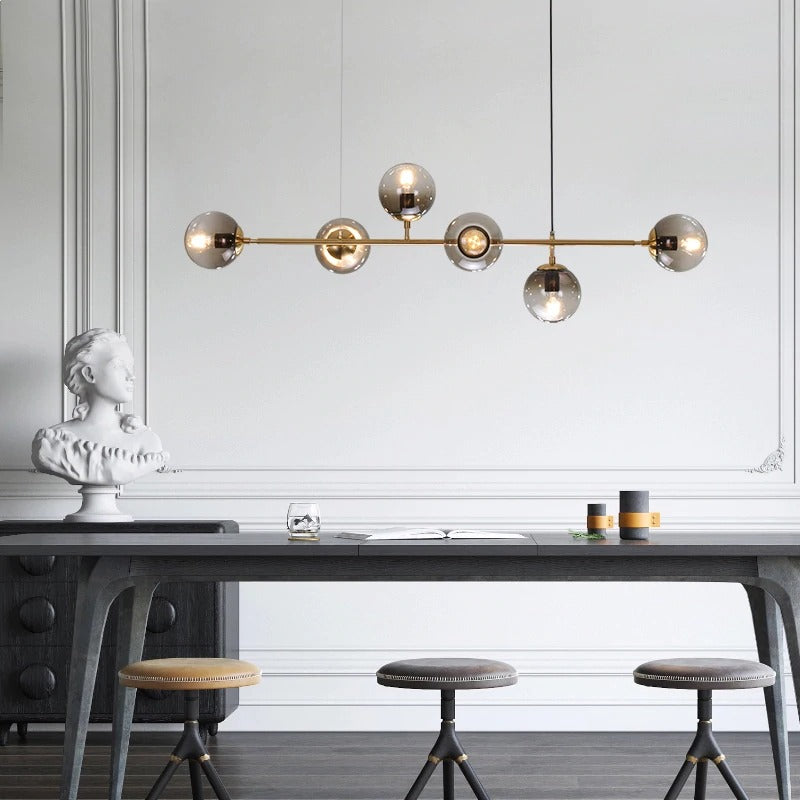 Nordic Glass Ball chandelier - chandelier light bulbs