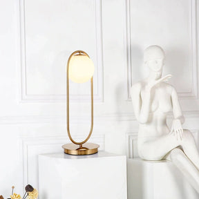 Art deco golden body table lamp | Small table lamps