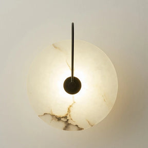 ROUND MARBLE WALL LAMP