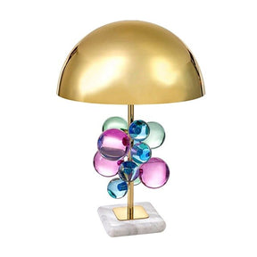 GOLDEN GLOBE TABLE LAMP | GOLD MODERN LED GLOBE TABLE LAMP - Lodamer