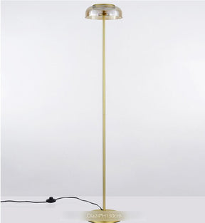 NORDIC GLASS LAMPSHADE LED floor LAMP - Lodamer
