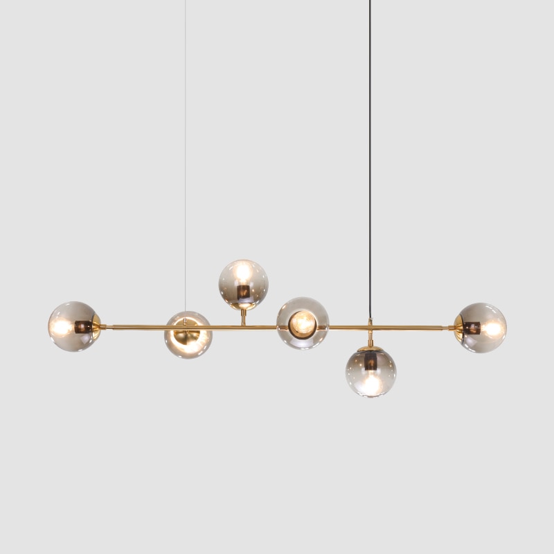 Nordic Glass Ball chandelier - chandelier light bulbs