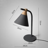 Iron wood table lamp - Lodamer