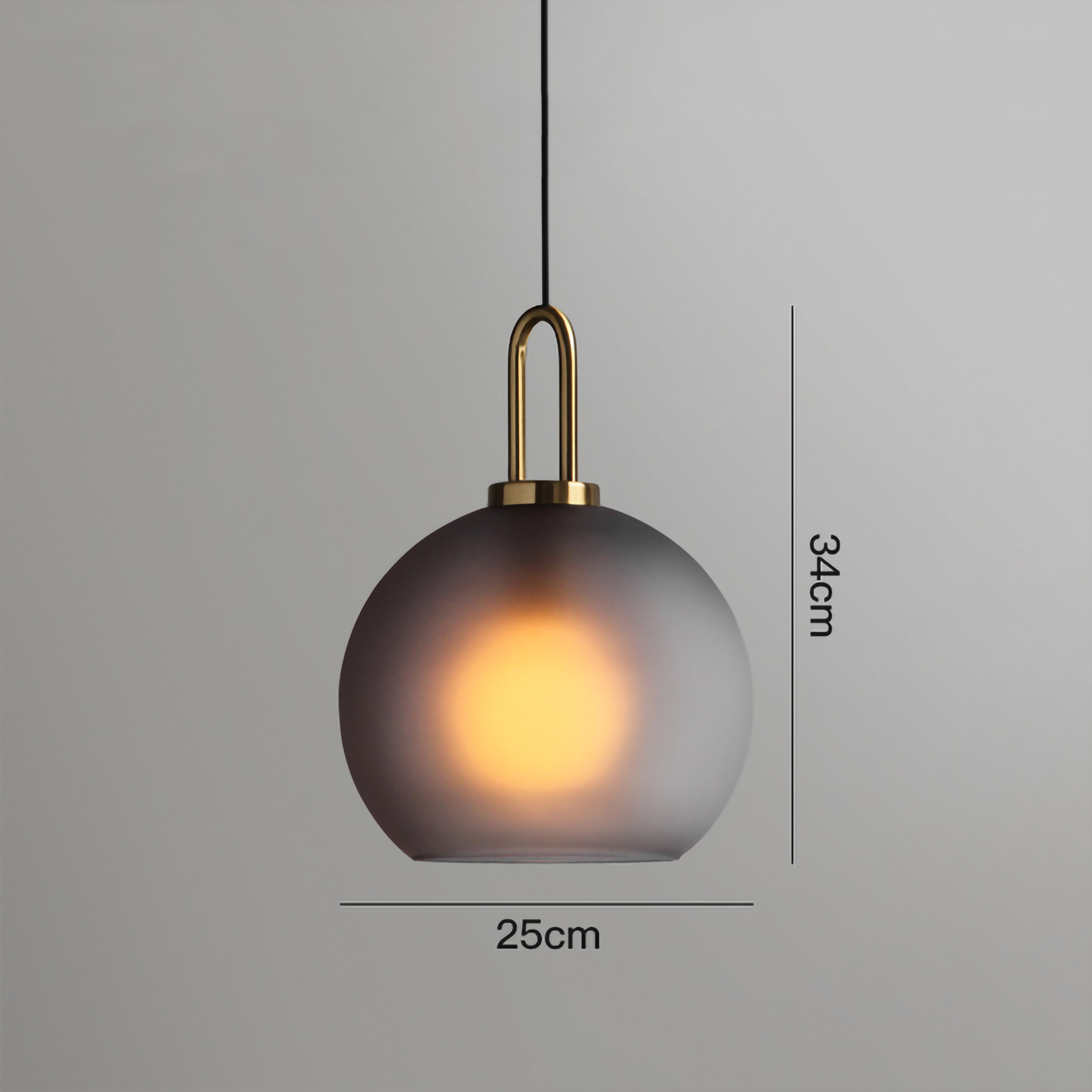 IONA GLASS PENDANT LAMP | GLASS GLOBE PENDANT LIGHT- Lodamer